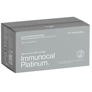 Presentación de la caja de immunocal platinum para Estados Unidos
